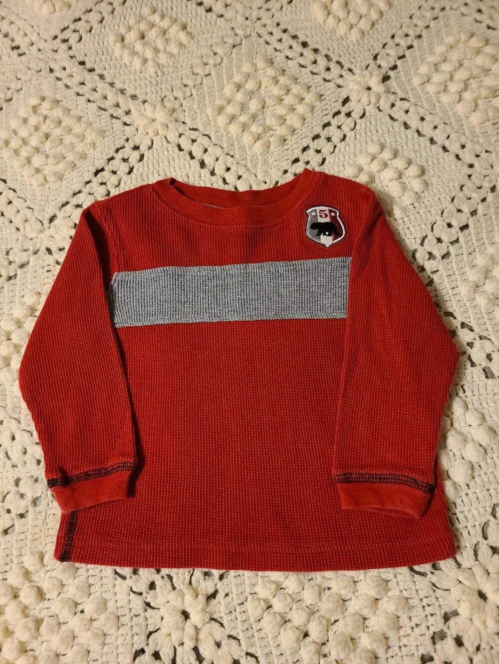 OshKosh B'gosh Toddler Top Set - Blue, Red, Cream, Gray